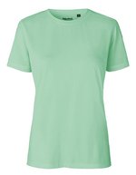 Neutral Performance T-Shirt aus Recycling-Polyester für Damen, Black XS, NER81001 – Polveroso Menta