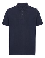 Tiger Cotton Polo – Navy
