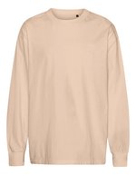 Tiger Cotton Oversized LS T|Shirt – Sand