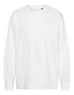 Tiger Cotton Oversized LS T|Shirt – White