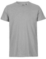 Tiger Cotton by Neutral Bio-Baumwolle Slim Fit T-Shirt Tiger, Black XS, NET61001 – Sport Grigio