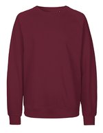 Tiger Cotton Sweatshirt mit Rundhalsausschnitt – Bordeaux