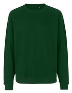 Tiger Cotton Sweatshirt mit Rundhalsausschnitt – Bottle Green