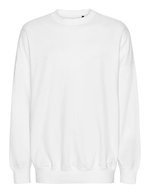 Tiger Cotton by Neutral Oversized Sweatshirt aus Bio-Baumwolle, Sport Grey XS, NET63011 – Bianco