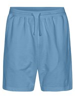 Sweatshorts aus Bio-Baumwolle, locker Schnitt – Dusty Indigo