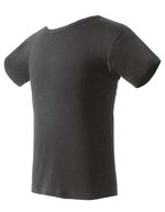 Nath T-Shirt mit Ripp-Kragen, Black S, NH140 – Bild 2
