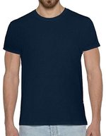 Nath T-Shirt mit Ripp-Kragen, Black S, NH140 – Deep Navy