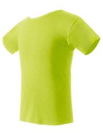 Nath T-Shirt mit Ripp-Kragen, Black S, NH140 – Pistachio