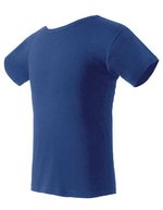 Nath T-Shirt mit Ripp-Kragen, Black S, NH140 – Royal