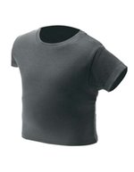 Nath Baby T-Shirt mit Druckknöpfen, Baumwolle, Black 6-12 Monate, NH140B – Bild 1