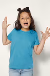 Nath T-Shirt mit Ripp-Kragen für Kinder, Black 0/2, NH140K – Bild 3