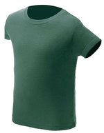Nath T-Shirt mit Ripp-Kragen für Kinder – Bottle Green
