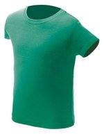Nath T-Shirt mit Ripp-Kragen für Kinder, Pistachio 0/2, NH140K – Verde
