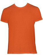 Nath T-Shirt mit Ripp-Kragen für Kinder, Pistachio 0/2, NH140K – Arancione