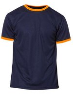 Nath Sport T-Shirt Action mit Funktionsmaterial – Navy/Orange Fluor