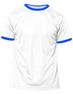 Nath Sport T-Shirt Action mit Funktionsmaterial – White/Royal Fluor
