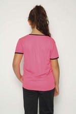 Nath Sport-T-Shirt Action aus Quick-Dry-Gewebe, Black/Yellow Fluor 3/4, NH160K – Bild 4