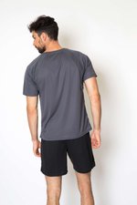 Nath Atmungsaktives Herren Sport T-Shirt, Apple Green Fluor XS, NH250 – Bild 3