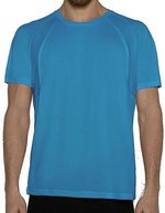 Nath Atmungsaktives Herren Sport T-Shirt, Apple Green Fluor XS, NH250 – Dark Turquoise