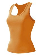 Nath Tank Top Instinct mit Racerback, Black S, NH284 – Arancione Fluor