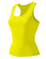 Nath Tank Top Instinct mit Racerback, Black S, NH284 – Yellow Fluor