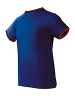 Nath T-Shirt Boston mit Kontrastakzenten – Deep Blue/Burgundy