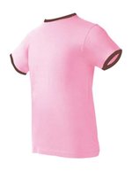 Nath T-Shirt Boston mit Kontrastakzenten, Chocolate/Sky S, NH351 – Pink/Chocolate