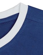 Nath T-Shirt Boston mit Kontrastakzenten, Chocolate/Sky S, NH351 – Royal/White