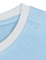 Nath T-Shirt Boston mit Kontrastakzenten, Chocolate/Sky S, NH351 – Sky/White