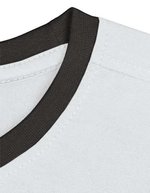 Nath T-Shirt Boston mit Kontrastakzenten, Chocolate/Sky S, NH351 – White/Black