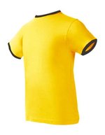 Nath T-Shirt Boston mit Kontrastakzenten, Chocolate/Sky S, NH351 – Yellow/Black