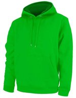 Nath Hoodie mit doppellagiger Kapuze und Kangurutasche, Apple Green Fluor XS, NH421 – Bild 2
