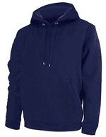 Nath Hoodie mit doppellagiger Kapuze und Kangurutasche, Apple Green Fluor XS, NH421 – Deep Navy