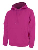 Nath Hoodie mit doppellagiger Kapuze und Kangurutasche, Apple Green Fluor XS, NH421 – Fuchsia Fluor