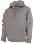 Nath Hoodie mit doppellagiger Kapuze und Kangurutasche, Grey Melange M, NH421 – Bild 2