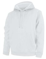 Nath Hoodie mit doppellagiger Kapuze und Kangurutasche, Apple Green Fluor XS, NH421 – White