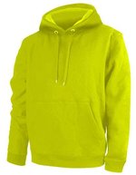 Nath Hoodie mit doppellagiger Kapuze und Kangurutasche, Apple Green Fluor XS, NH421 – Yellow Fluor