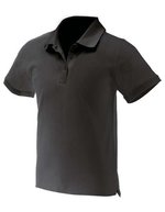 Nath Piqué Polo mit Kragen für Herren – Black