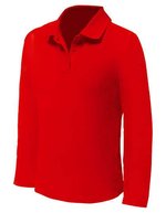 Nath Langarm-Poloshirt aus Mikro-Piqué Baumwolle – Red