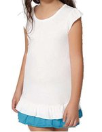 Nath Kinderweste Sandy aus 100% Baumwolle – White/Turquoise