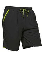 Nath Sport Pants Energy mit Quick Dry Funktion – Black/Yellow Fluor