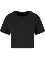 Ladies Cropped Tee – Black