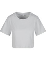 Ladies Cropped Tee – Light Asphalt