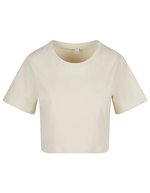 Ladies Cropped Tee – Sand
