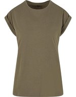 Ladies Extended Shoulder Tee – Olive