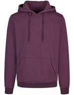 Felpa con cappuccio basica – Prugna Viola