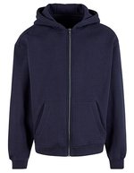 Oversized Zip Hoody – Navy