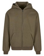 Oversized Zip Hoody – Olive