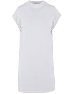 Ladies Extended Shoulder Dress – White