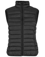 Ladies Light Puffer Vest – Black